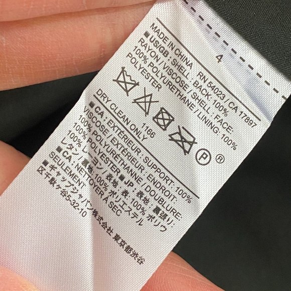 Banana Republic Vegan Leather Midi Skirt Size 4 Button Front Green Pockets - Picture 7 of 11